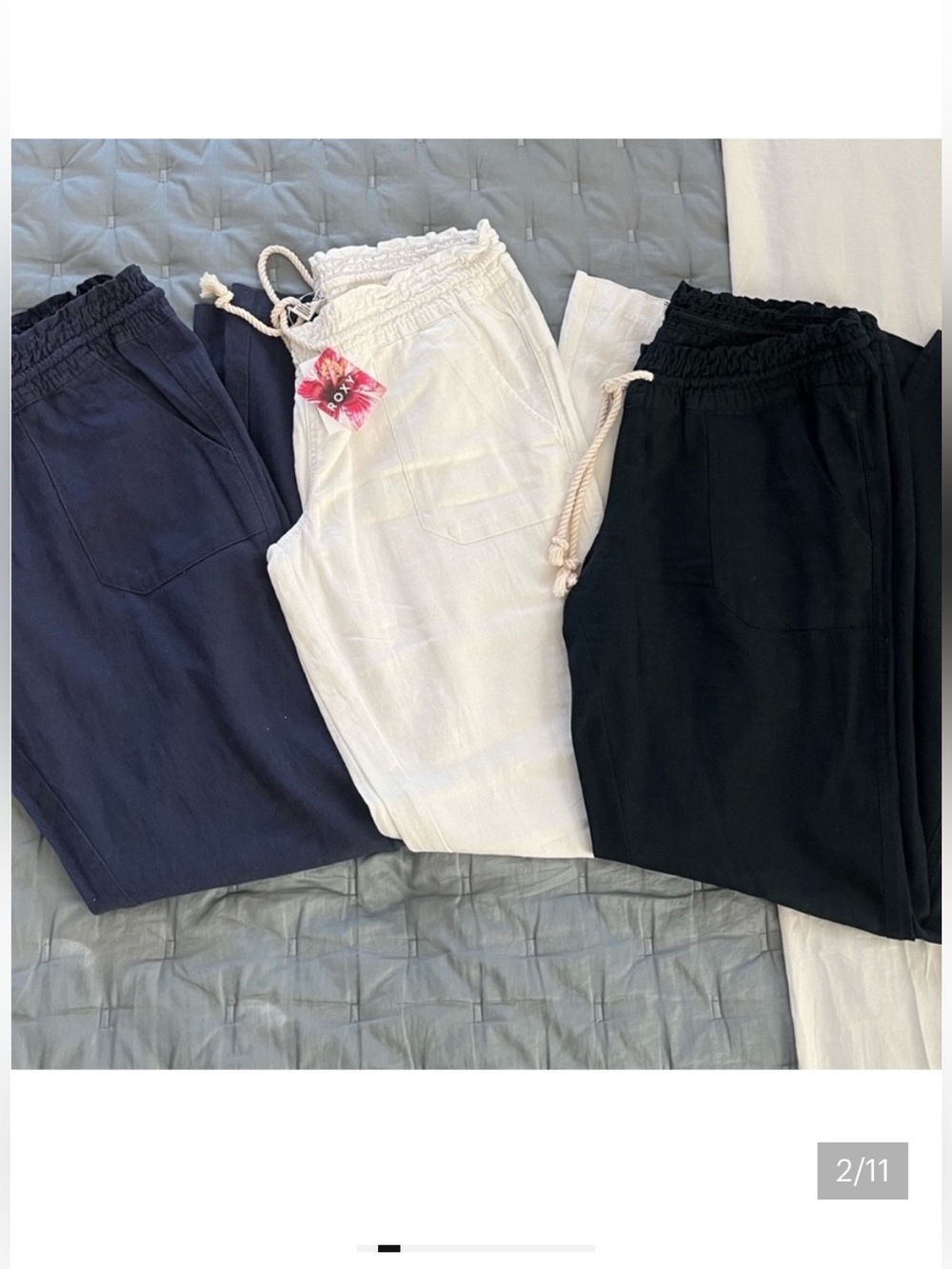 NWT Roxy Oceanside Beach Pants - Picture 2 of 8